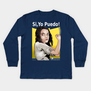Mutie Riveter (Spanish Version) Kids Long Sleeve T-Shirt